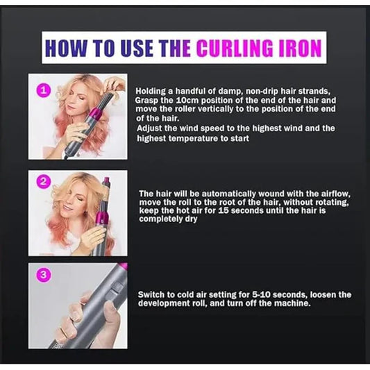 Hot Air Styling Brush 5 in 1